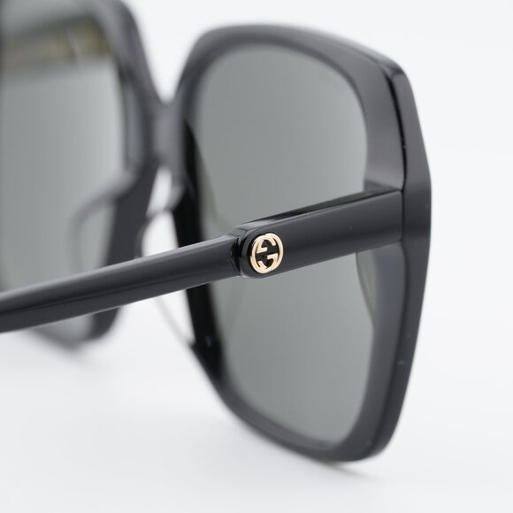 Gucci GG0533SA 001 Sunglasses Black Square Frame, Grey Lenses main image 10